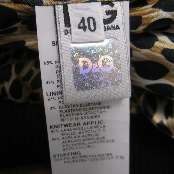 D&G Jacket Size 4 (US) Label 40 (IT) New With Tags - Picture 6 of 11